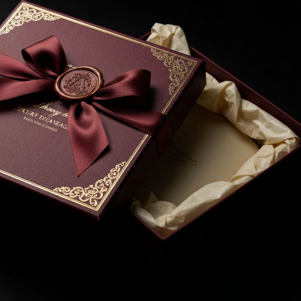Luxury gift packaging